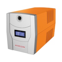 MAKELSAN MU01200L11LX005 LION X 1200VA LINE INTER.12V/7AHx2 akü 3 PRIZ ÇIKIŞLI 1200V (1000VA YERİNE) - 1